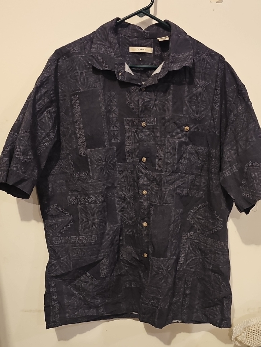 CAMPIA, Mens Button Down Shirt! Mens Xlg